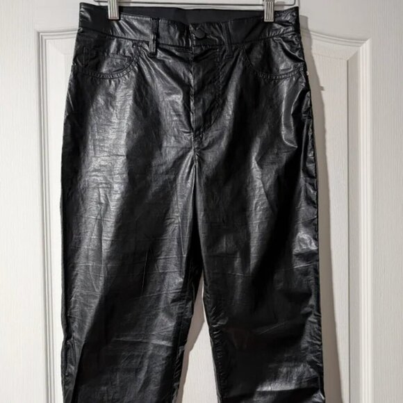 Sportmax | Bella Coated Trousers In Black - Picture 6 of 16